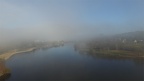 Au dessus du plan d'eau de Courtille